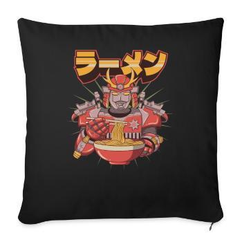 Cyborg Robot Ramen Noodles Cyber Punk Cyber - Sofa pillowcase 17,3'' x 17,3'' (45 x 45 cm) - black - Front