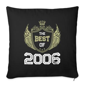 2006 best of - Sofa pillowcase 17,3'' x 17,3'' (45 x 45 cm) - black - Front