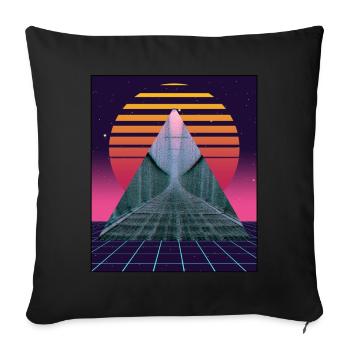 Anemoiacore Esthétique Border Space Weirdcore - Housse de coussin décorative 45 x 45 cm - noir - Devant