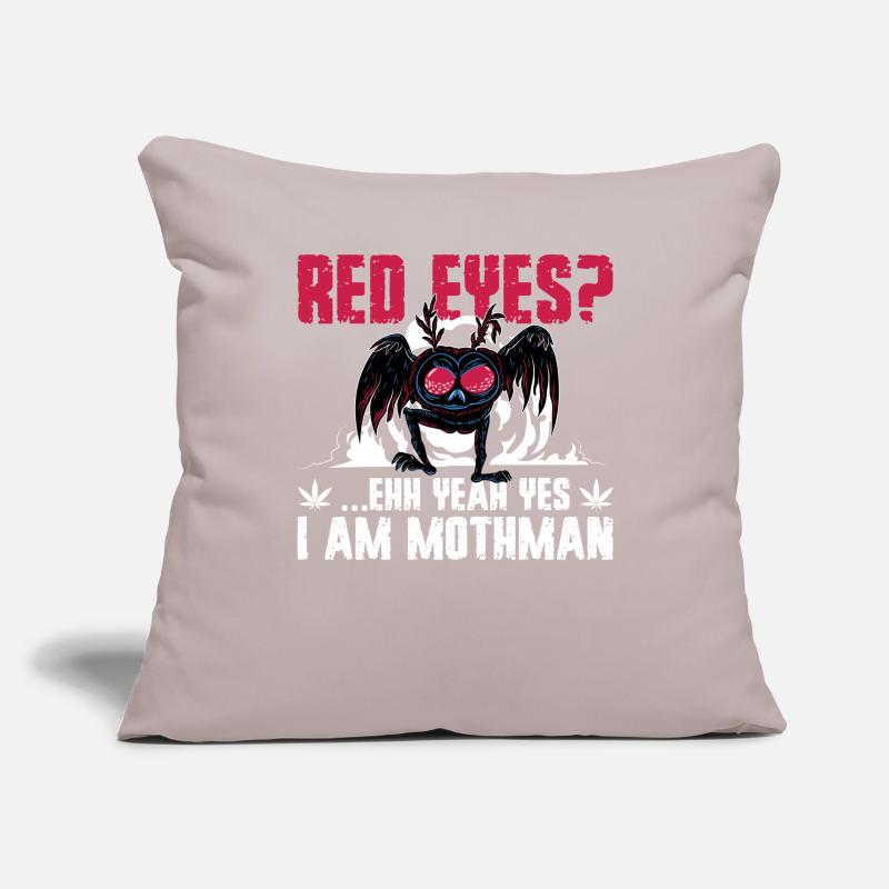 Moth man cryptids Sofa pillowcase 17,3'' x 17,3'' (45 x 45 cm)