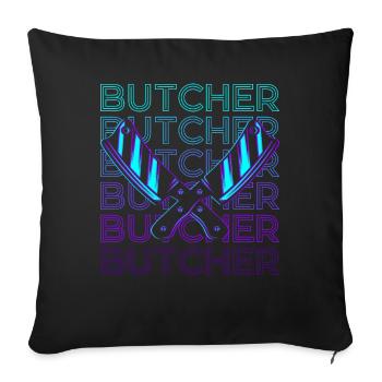 Fleischer Retro Cadeau - Housse de coussin décorative 45 x 45 cm - noir - Devant