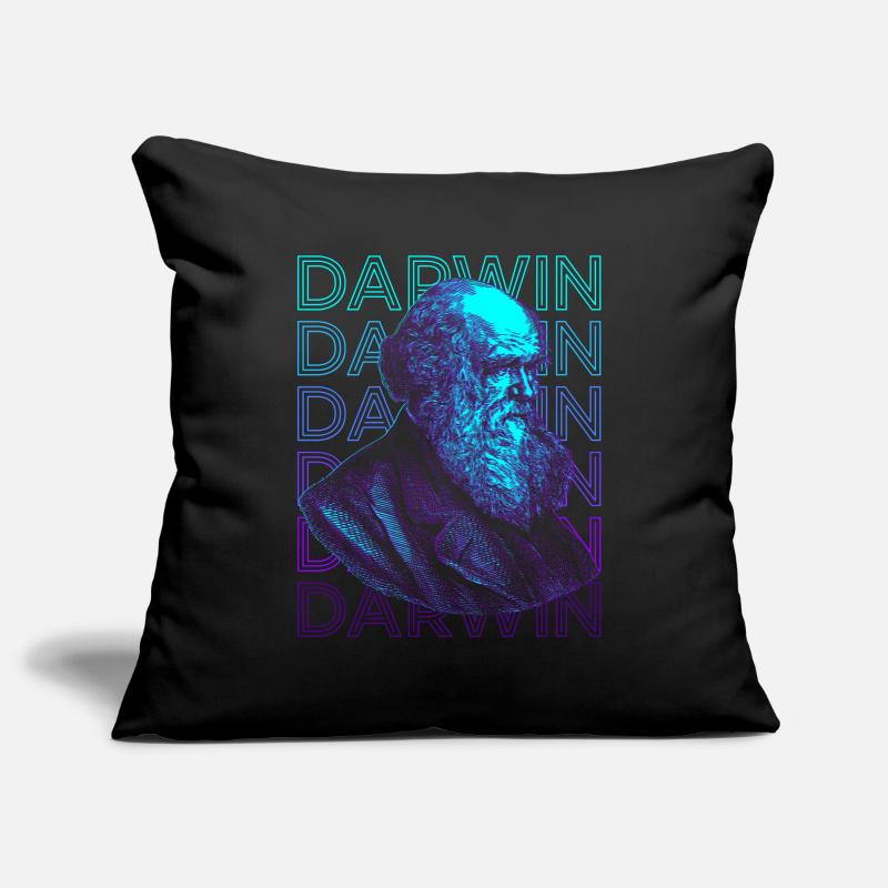 Charles Darwin Evolutionstheorie Retro Geschenk Sofakissenbezug 45 x 45 cm