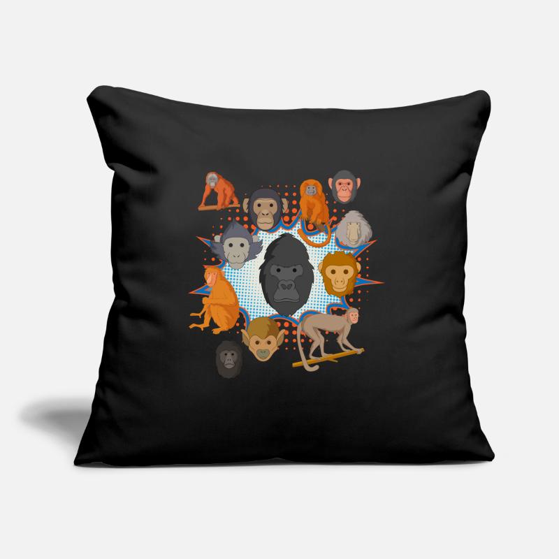 Singe Enfants Espèce de singe Chimpanzé Housse de coussin décorative 45 x 45 cm