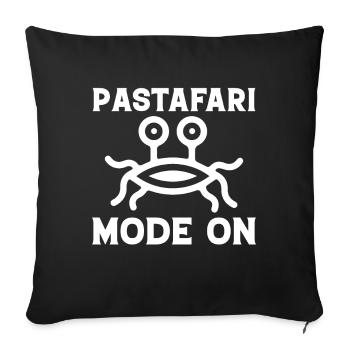Flying Spaghetti Monster Pastafarianism - Sofa pillowcase 17,3'' x 17,3'' (45 x 45 cm) - black - Front