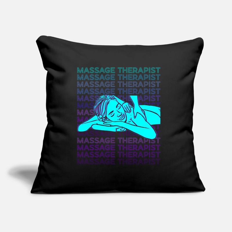 Massagetherapeutin Massagetherapie Masseurin Retro Sofakissenbezug 45 x 45 cm