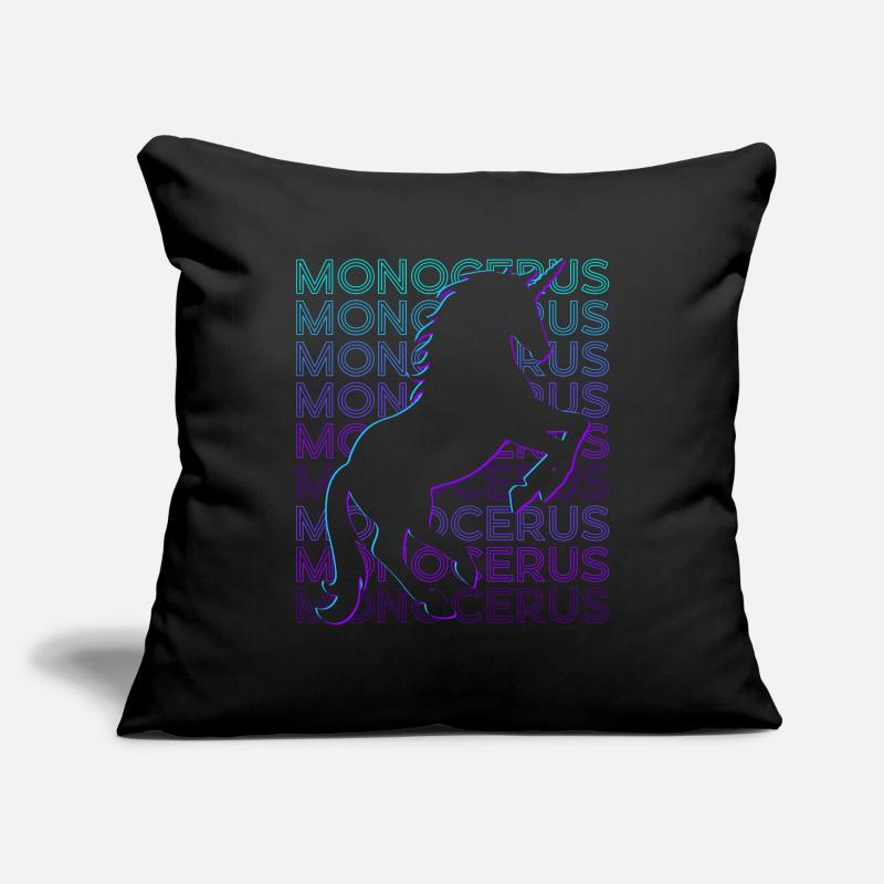 Monocerus Medieval Bestiary Middle Ages Sofa pillowcase 17,3'' x 17,3'' (45 x 45 cm)