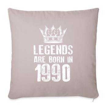 1990 legends born in - Sofa pillowcase 17,3'' x 17,3'' (45 x 45 cm) - light taupe - Front