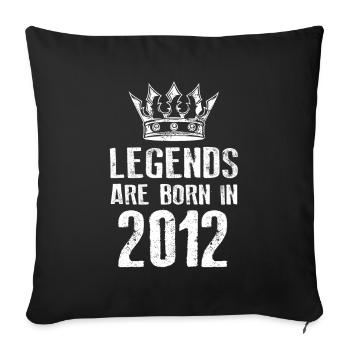 Légendes de 2012 nées en - Housse de coussin décorative 45 x 45 cm - noir - Devant