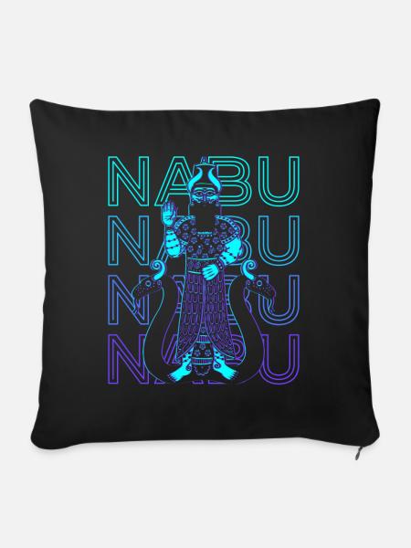 Nabu Sumerischer Gott Sumerische Mythologie - Sofakissenbezug 45 x 45 cm - Schwarz