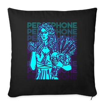 Persephone Greek Goddess Greek Mythology - Sofa pillowcase 17,3'' x 17,3'' (45 x 45 cm) - black - Front