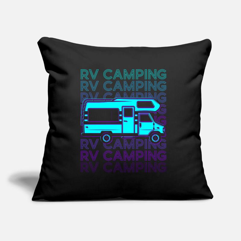 Motorhome Camping Motorhome Retro Sofa pillowcase 17,3'' x 17,3'' (45 x 45 cm)