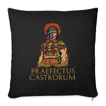 Römischer Offizier - Praefectus castrorum - Sofakissenbezug 45 x 45 cm - Schwarz - Vorne