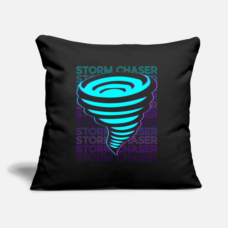 Storm Chaser Storm Chasing Storm Hunter Rétro Housse de coussin décorative 45 x 45 cm