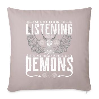 Funny Cult Occult - Sofa pillowcase 17,3'' x 17,3'' (45 x 45 cm) - light taupe - Front