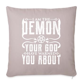 Funny Cult Occult - Sofa pillowcase 17,3'' x 17,3'' (45 x 45 cm) - light taupe - Front