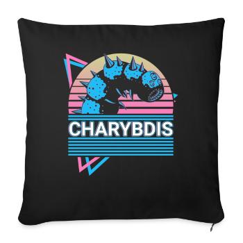Charybdis Greek Mythology Ancient Sea Monster - Sofa pillowcase 17,3'' x 17,3'' (45 x 45 cm) - black - Front