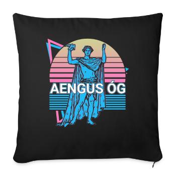 Aengus Og Dieu irlandais Ancienne mythologie irlandaise Re - Housse de coussin décorative 45 x 45 cm - noir - Devant
