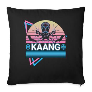 Kaang African God Ancient African Mytholo - Sofa pillowcase 17,3'' x 17,3'' (45 x 45 cm) - black - Front