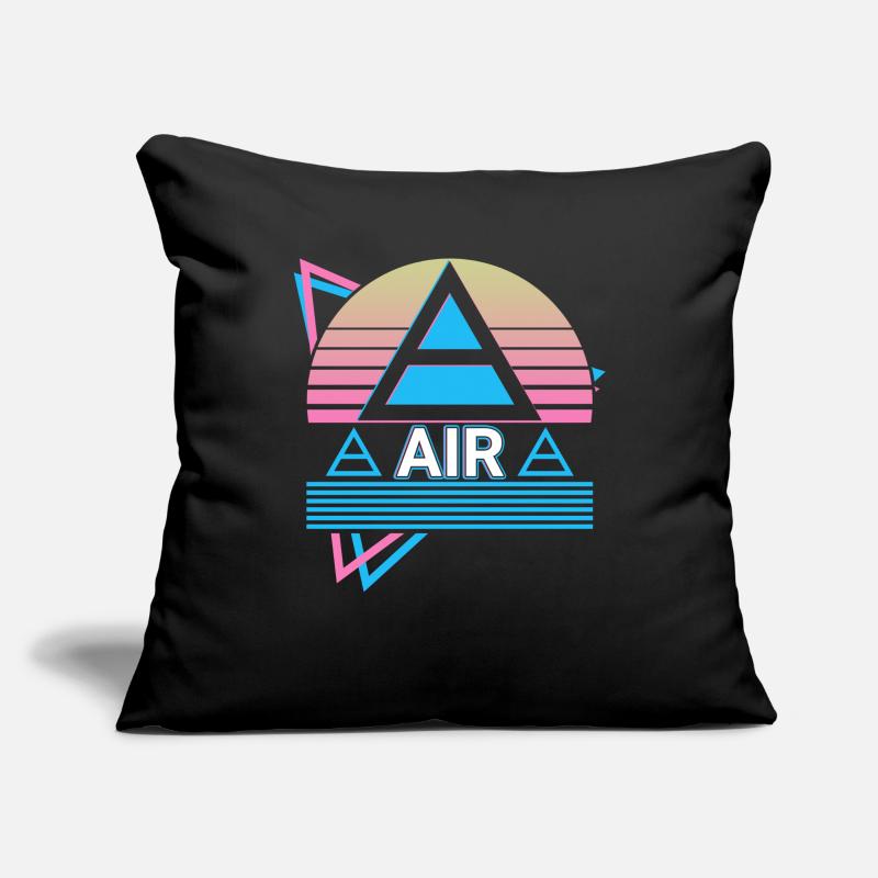 Air Element Symbol Pagan Paganism Wicca Wicca Sofa pillowcase 17,3'' x 17,3'' (45 x 45 cm)