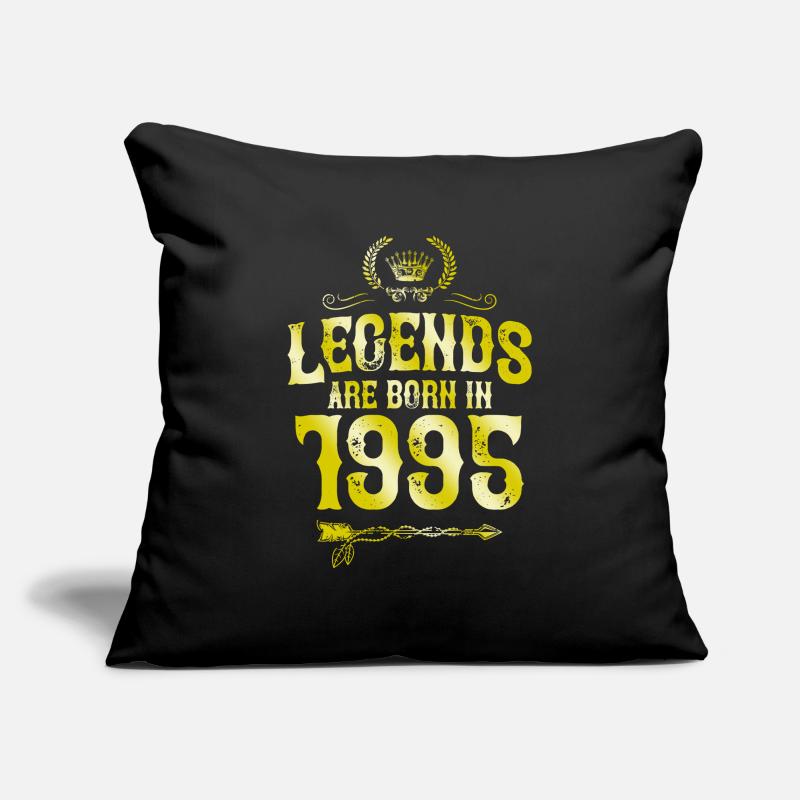 1995 légendes nées en Housse de coussin décorative 45 x 45 cm