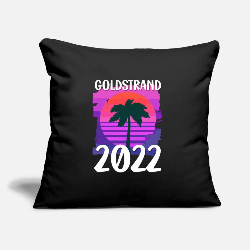 Sables d’Or 2022 Housse de coussin décorative 45 x 45 cm