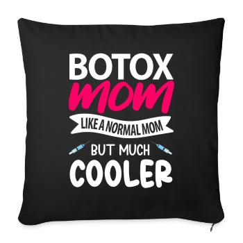 Botox - Sofakissenbezug 45 x 45 cm - Schwarz - Vorne
