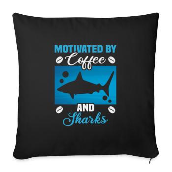 Scuba Diver Design Instructor Snorkeling - Sofa pillowcase 17,3'' x 17,3'' (45 x 45 cm) - black - Front