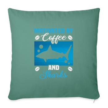Scuba Diver Design Instructor Snorkeling - Sofa pillowcase 17,3'' x 17,3'' (45 x 45 cm) - cypress green - Front