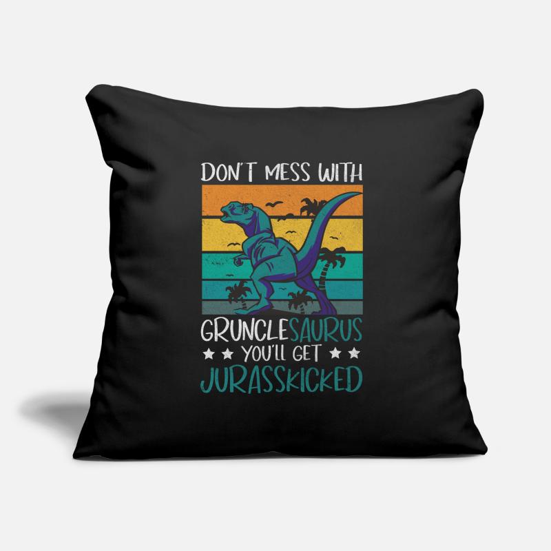 Gruncle Saurus Jurasskicked Uncle Great Uncle Sofa pillowcase 17,3'' x 17,3'' (45 x 45 cm)