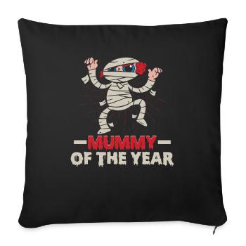 Halloween design for the Halloween party - Sofa pillowcase 17,3'' x 17,3'' (45 x 45 cm) - black - Front