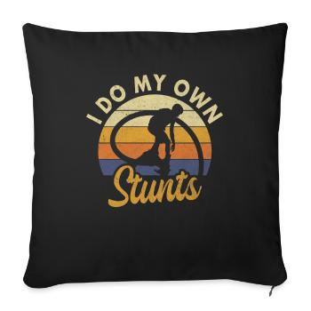 Flyboarding Stunt Flyboard Stuntman Own Stunts - Sofa pillowcase 17,3'' x 17,3'' (45 x 45 cm) - black - Front