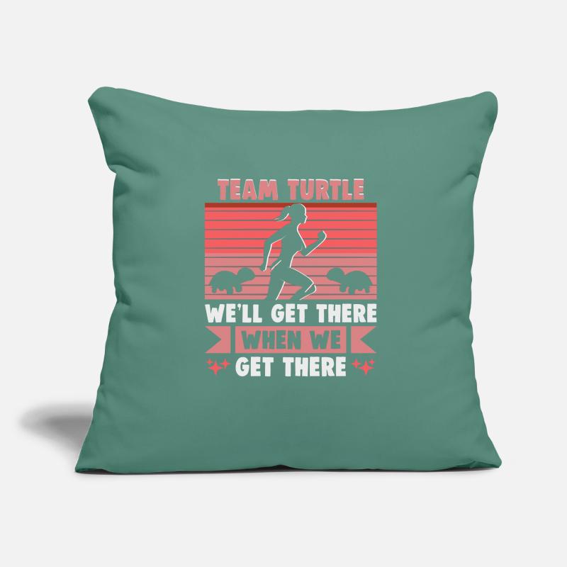 Running Marathon Runner Running Housse de coussin décorative 45 x 45 cm
