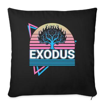 Exodus Brennender Busch Christliches Christentum R - Sofakissenbezug 45 x 45 cm - Schwarz - Vorne