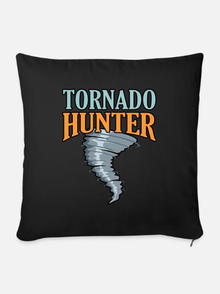 Tornado - Sofakissenbezug 45 x 45 cm - Schwarz