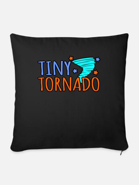 Tornado - Sofakissenbezug 45 x 45 cm - Schwarz