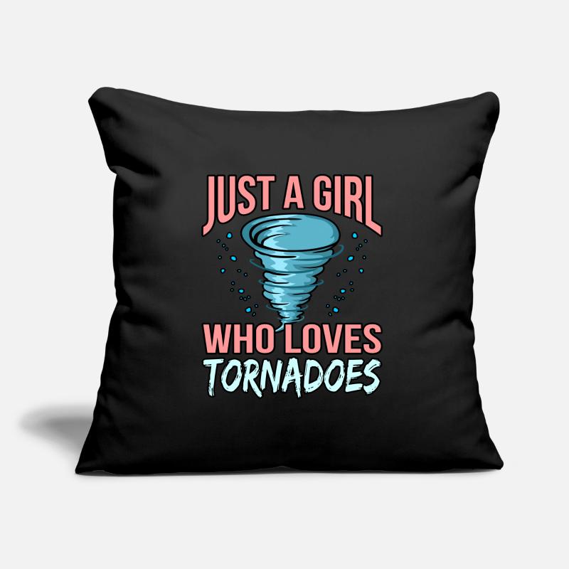 Tornade Housse de coussin décorative 45 x 45 cm
