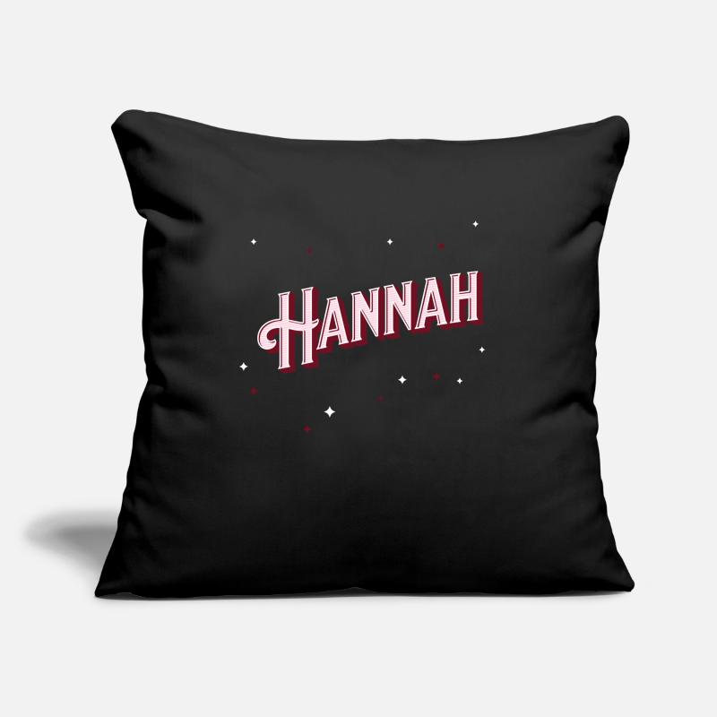 Hannah Name Personalized Sofa pillowcase 17,3'' x 17,3'' (45 x 45 cm)