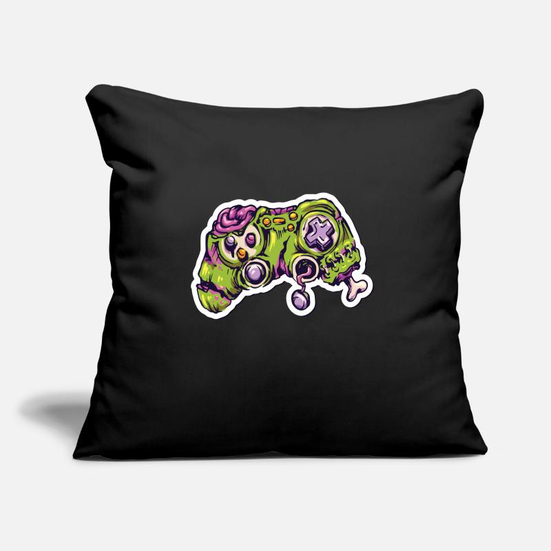 Zombie Joystick Controller Gamer Sofa pillowcase 17,3'' x 17,3'' (45 x 45 cm)