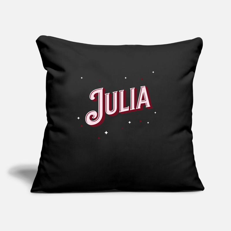 Julia name personalized Sofa pillowcase 17,3'' x 17,3'' (45 x 45 cm)