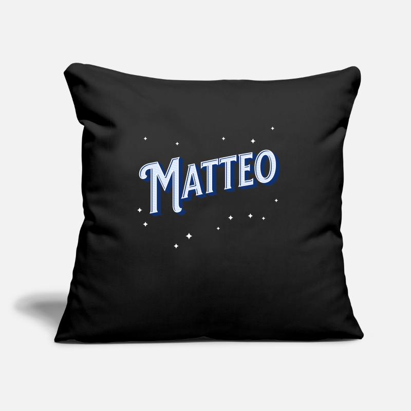 Matteo name personalized Sofa pillowcase 17,3'' x 17,3'' (45 x 45 cm)