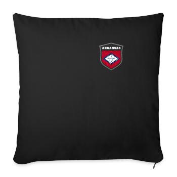 Arkansas - Sofa pillowcase 17,3'' x 17,3'' (45 x 45 cm) - black - Front
