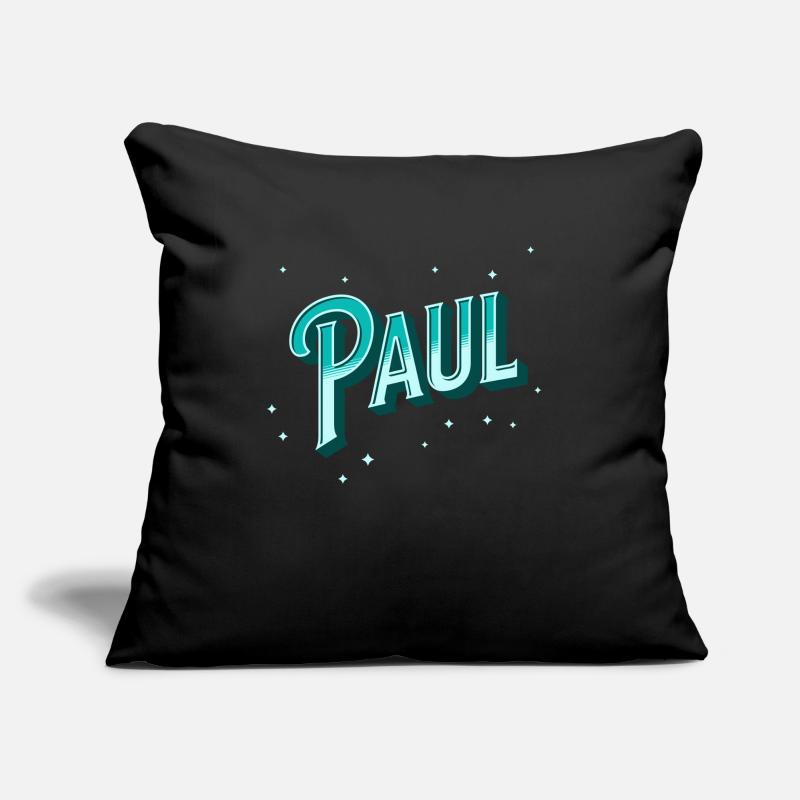 Paul name personalized Sofa pillowcase 17,3'' x 17,3'' (45 x 45 cm)