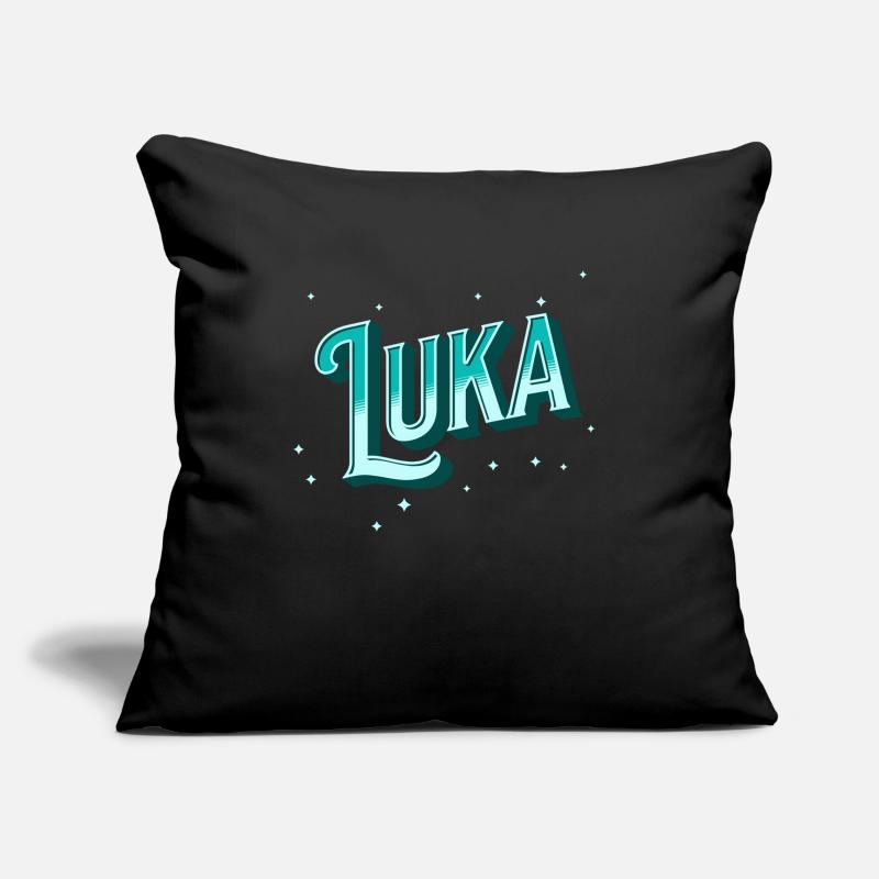 Luka name personalized Sofa pillowcase 17,3'' x 17,3'' (45 x 45 cm)