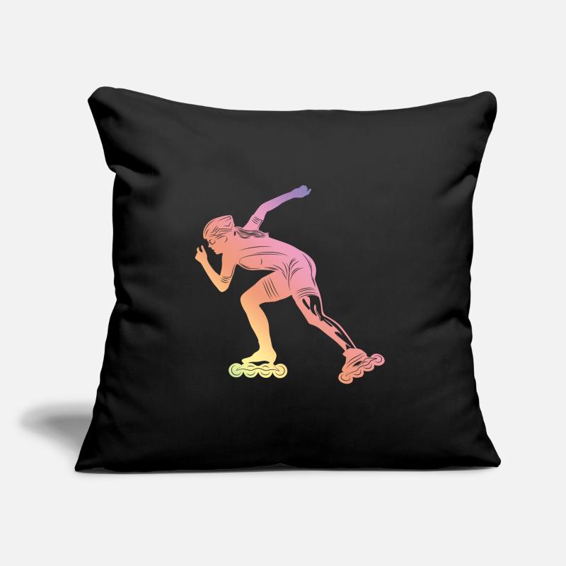 Inline Skates Silhoette Sofa pillowcase 17,3'' x 17,3'' (45 x 45 cm)