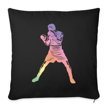 Boîtes Silhouette - Housse de coussin décorative 45 x 45 cm - noir - Devant