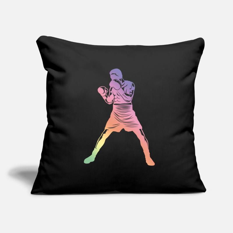 Boîtes Silhouette Housse de coussin décorative 45 x 45 cm