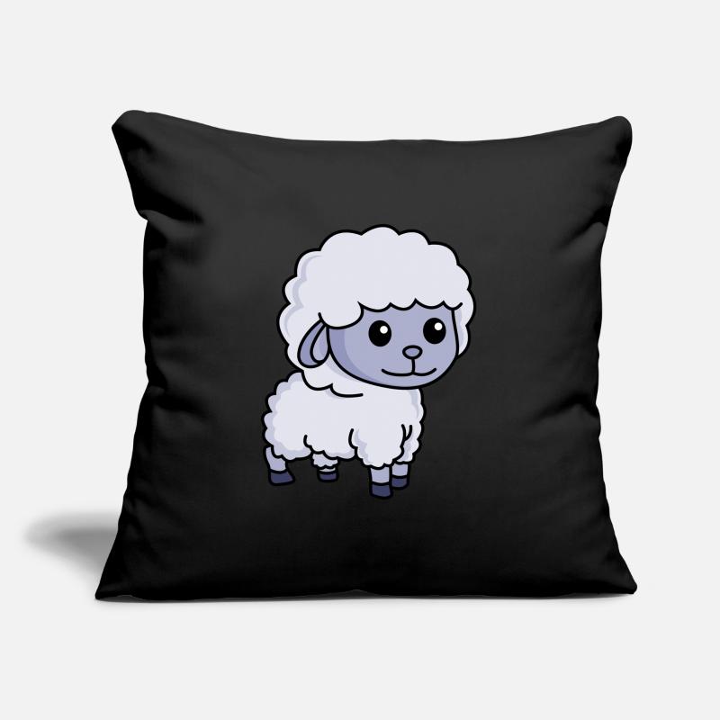 Mouton Comic Animal Housse de coussin décorative 45 x 45 cm
