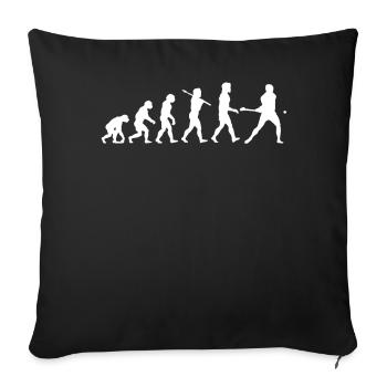 Schleudern Hurling - Housse de coussin décorative 45 x 45 cm - noir - Devant
