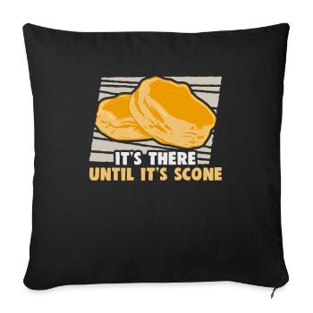 Baking cookies and cakes Baker or hobby baker - Sofa pillowcase 17,3'' x 17,3'' (45 x 45 cm) - black - Front