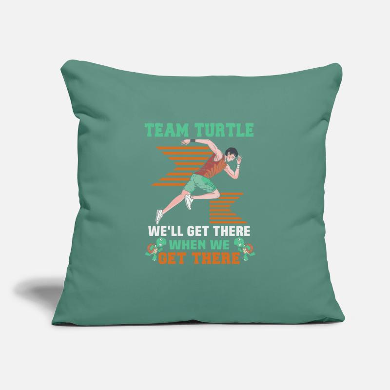 Running Marathon Runner Running Housse de coussin décorative 45 x 45 cm